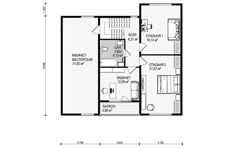 Modern Cottage with Functional Layou